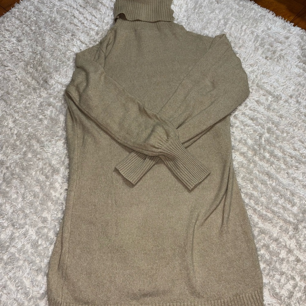 Princess Polly Classic Tan Turtleneck Sweater